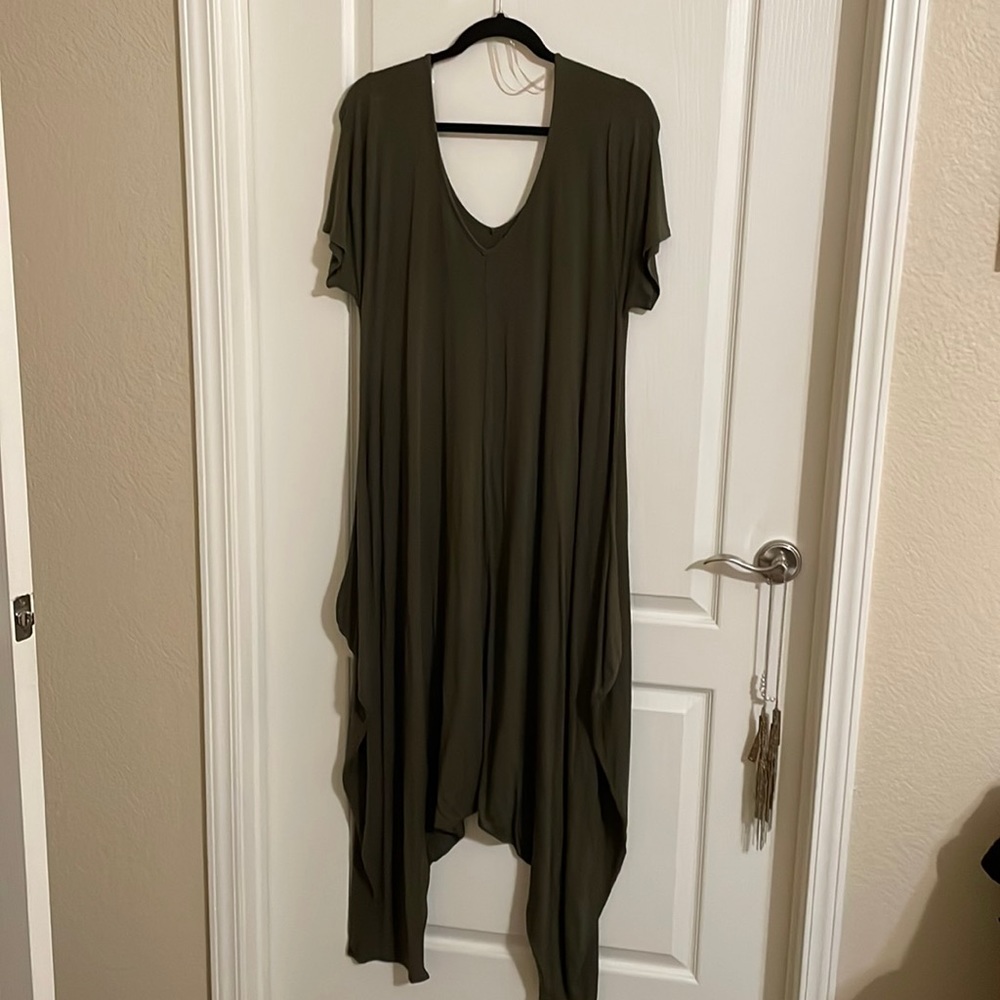 Asoph Army Green Loungewear Jumpsuit size L